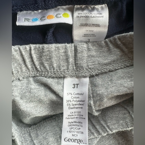 3T Girls Basic Cotton Leggings Bundle - Old Navy, Rocco, George, Joe Fresh - Picture 9 of 9